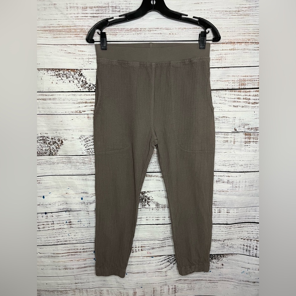 Prairie Underground Textured Knit Pull On Crop Jogger Pants Size XS